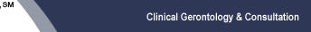 Clinical Gerontology & Consultation